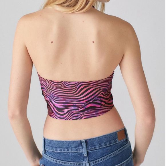 🌿NWOT•UO•Y2K•Cropped•Halter Top•Size S• - Picture 10 of 14